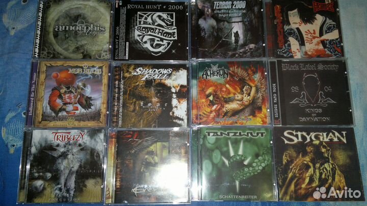 Сд диски,зарубежная музыка метал лицензия CD