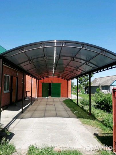 Навесы, заборы, ворота, ангары