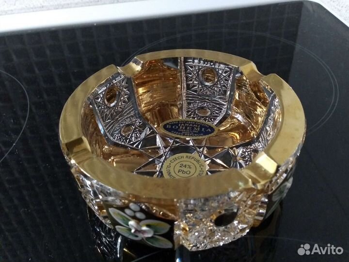 Пепельница Богемия хрусталь