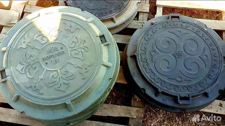 Кольцо, люк, конус полимерпесчаные, канализация