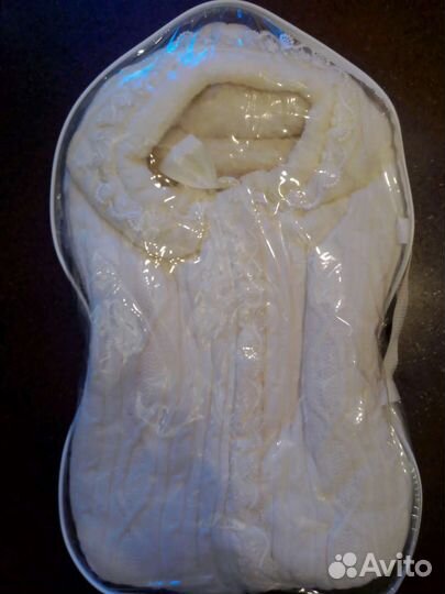 Зимний конверт на выписку