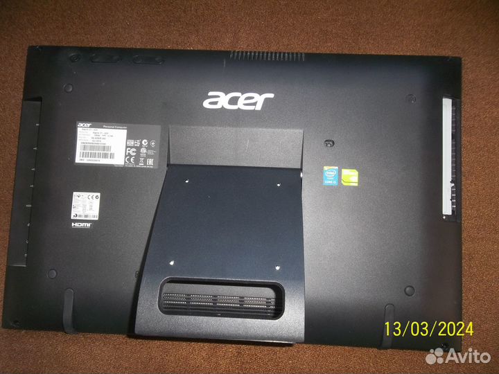 Acer 21.5 Z1-623 core I3-4005 GT940M 2GB RAM8G