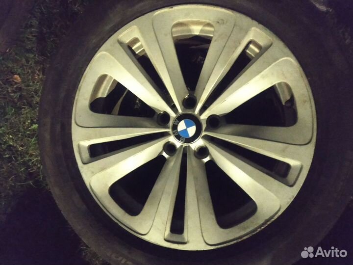 Колёса литые с резиной бмв 4 шт + диск bmw f01