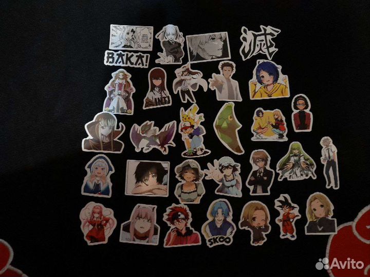 Наклейки по аниме