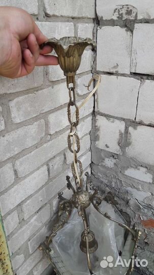 Бронзовая люстра СССР