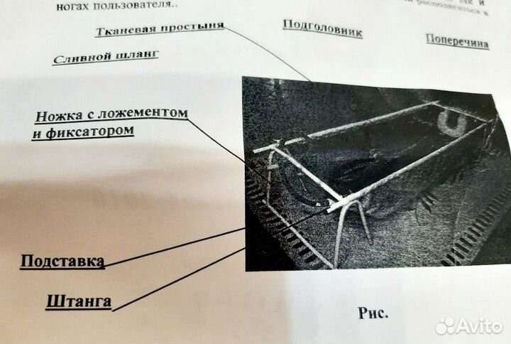 Ванна простыня тканевая