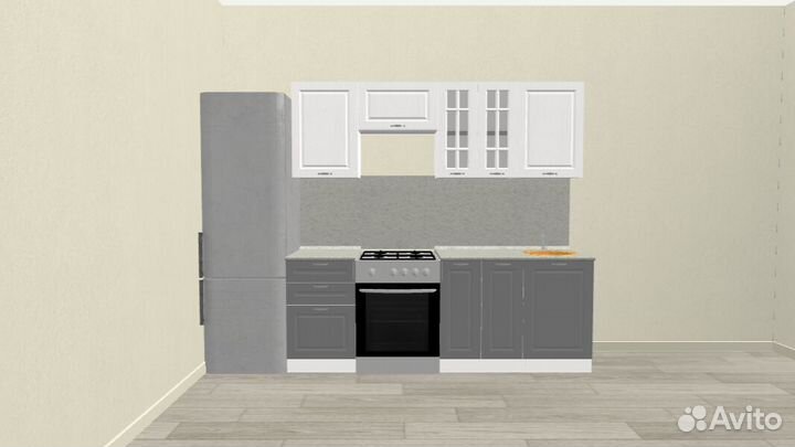 Кухня Мария. 2,2м. Цена за всю кухню