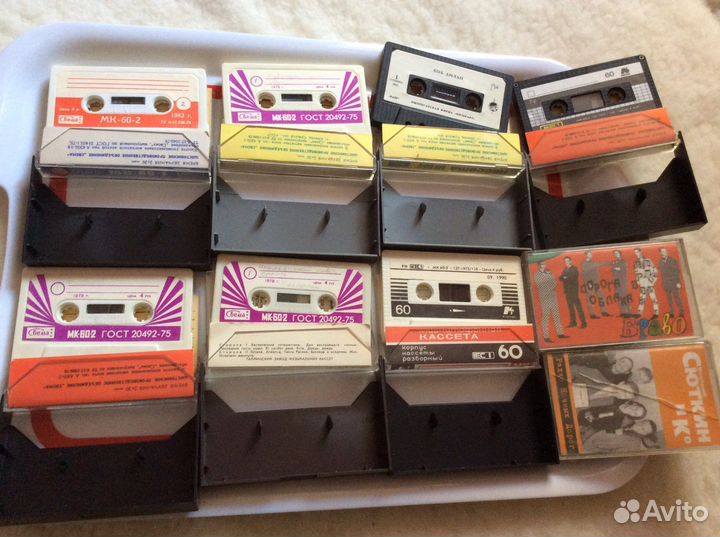 Аудио кассеты времен СССР