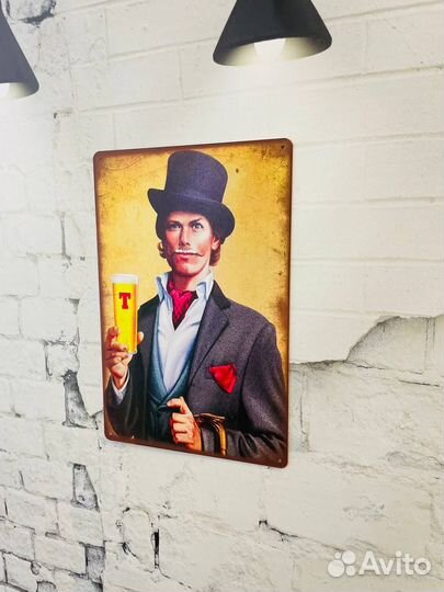 Декор на стену табличка Tennents Beer