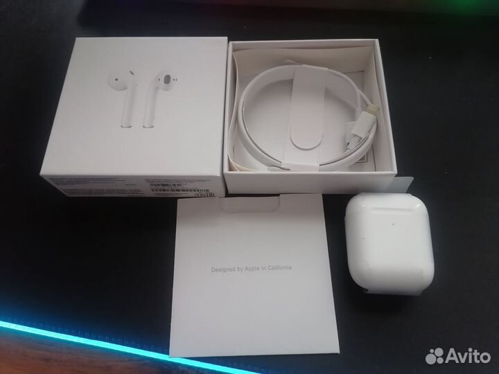 Наушники Air pods 2 новые