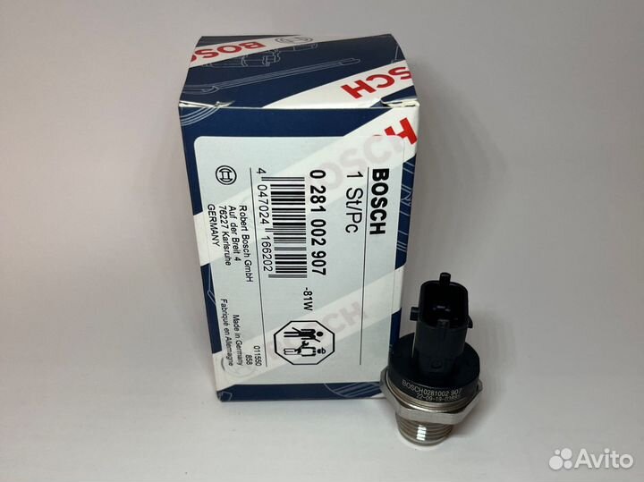 Датчик топливной рампы bosch 0281002907