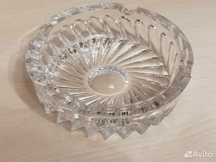 Пепельница хрусталь СССР 3 шт (для бара, ресторана