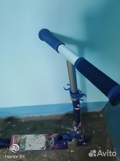 Самокат двухколесный детский бу