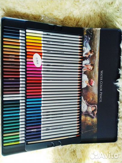 Новые Проф. Акварельные карандаши 72 цвета