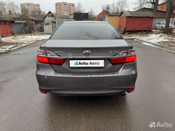 Toyota Camry 2.5 AT, 2015, битый, 185 000 км