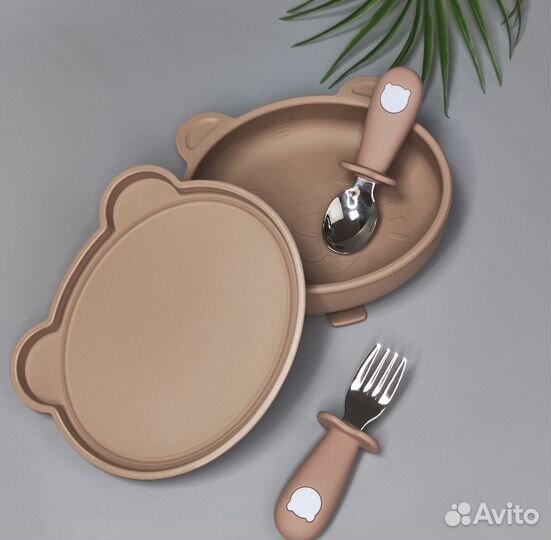 Тарелки силиконовые Mamsis