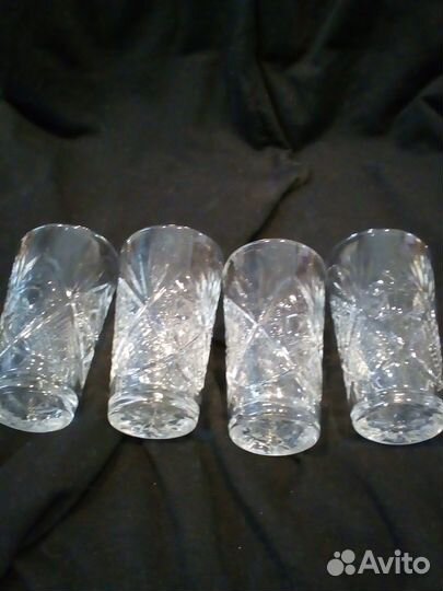 Стаканы,рюмки хрусталь