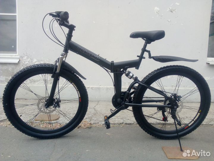 Велосипед двухподвес складной OK 14212S со склада