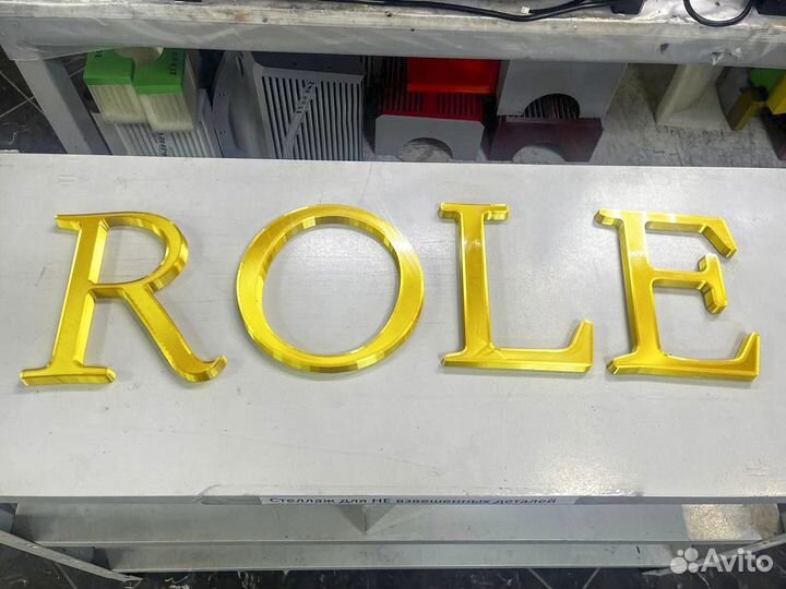 Изготовление логотипа/букв/вывесок из пластика на