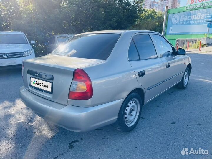 Hyundai Accent 1.5 МТ, 2005, 200 000 км