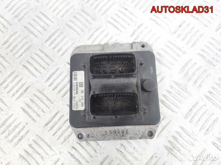 Блок эбу Opel Astra G 1.8 X18XE1 09117394 Бензин