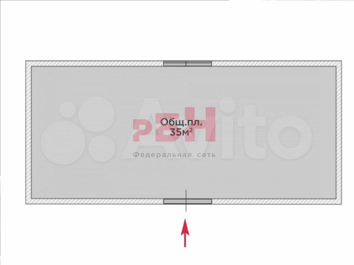 Торговое помещение 35 м2 тмн