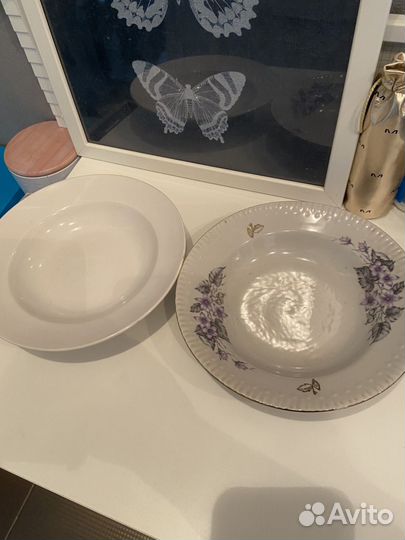 Тарелки десерные, суповые