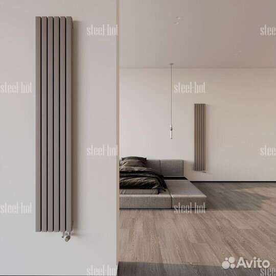 Вертикальный дизайн радиатор Steel V от производит