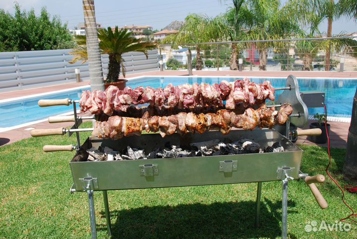 Мангал барбекю автоматический