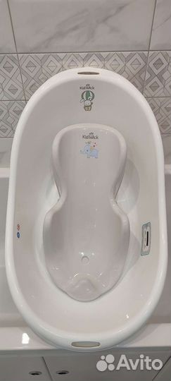 Ванночка для купания с горкой и круг на шею