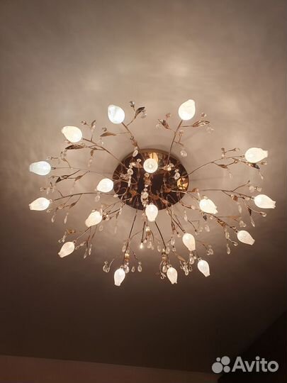 Люстра потолочная бу