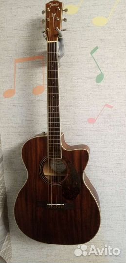Акустическая гитара fender pm-3