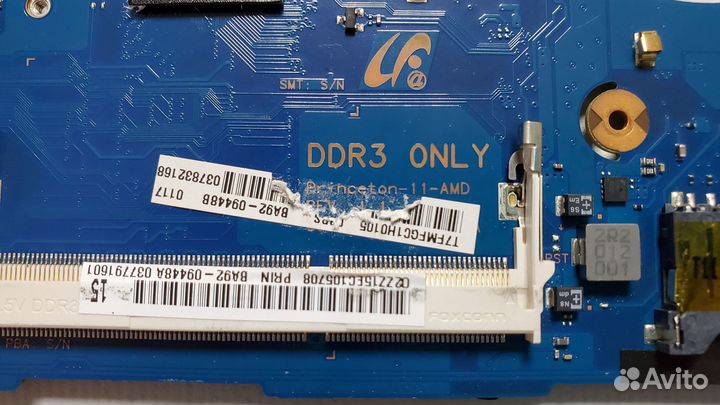 Материнская плата Samsung Princeton-11 неисправная