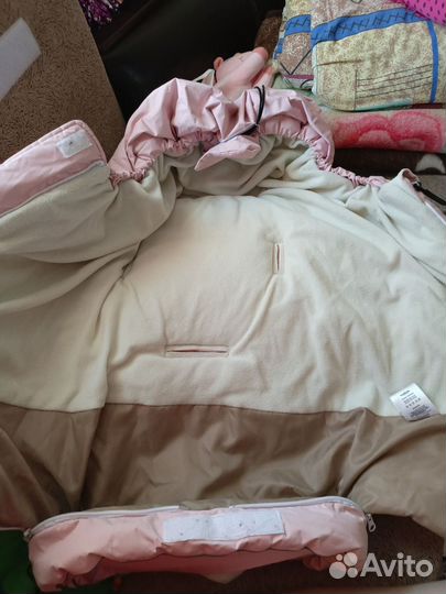 Зимний конверт в коляску