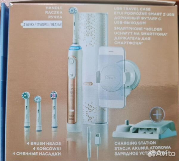 Электрическая зубная щетка oral b genius