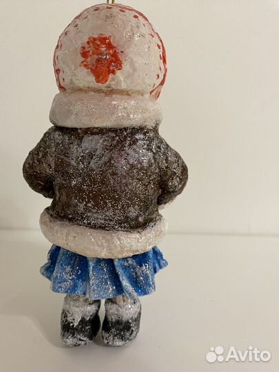 Ватные елочные игрушки