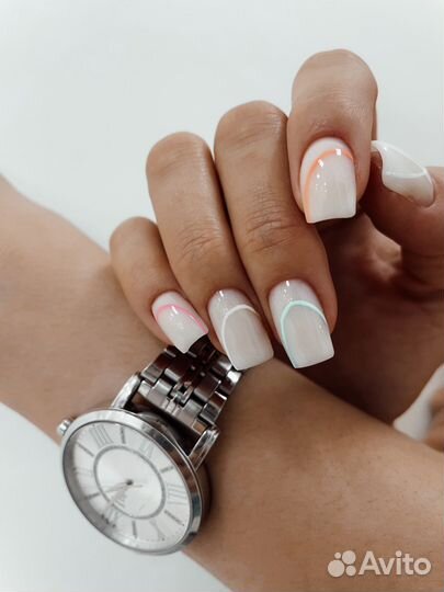 Модели на гель-лак, наращивание, укрепление