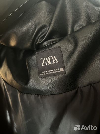 Жилетка женская из экокожи Zara