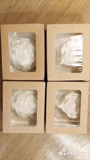 Мыло ручной работы цветы