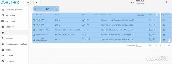 Новый eccm-MES2324 DC Eltex