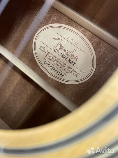 Fender CD-140S Гитара
