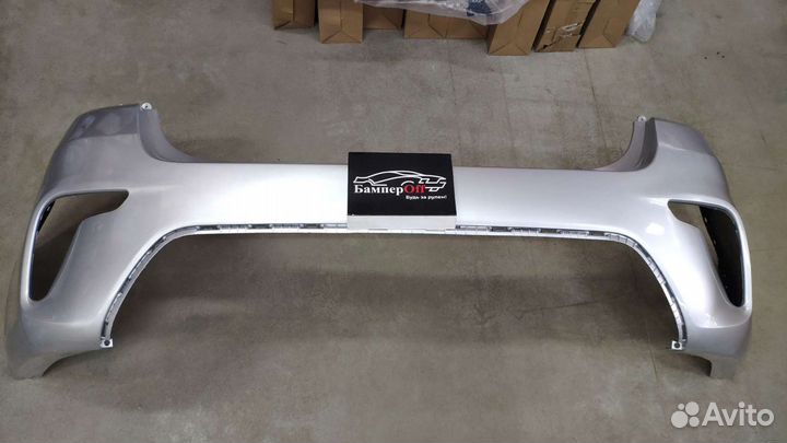Бампер задний Kia Rio IV 2017-2020 серебро