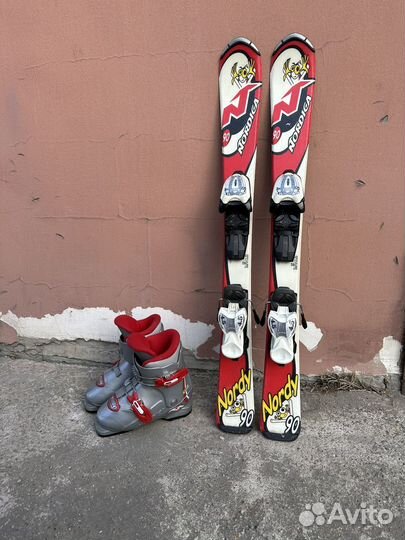 Горные лыжи детские 90 см