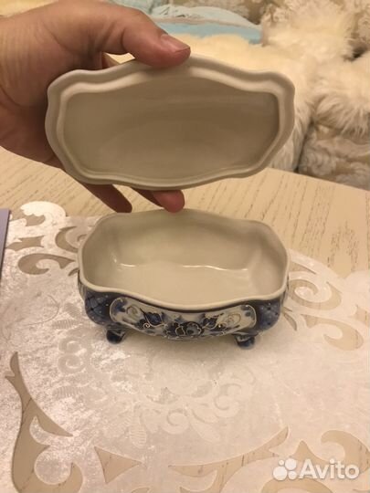 Гжель шкатулка