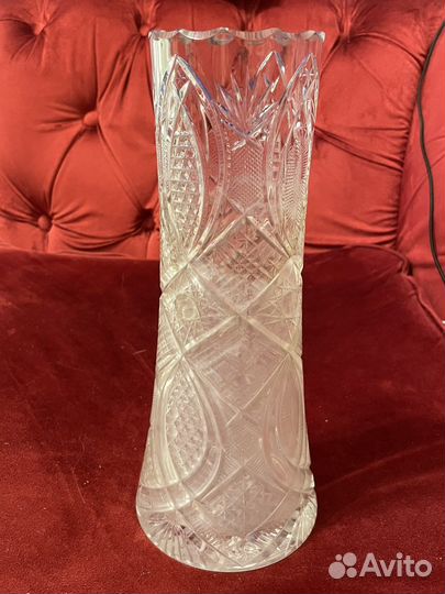 Ваза хрустальная времен СССР