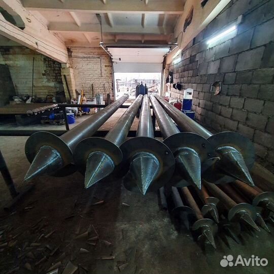 Монтаж винтовых свай