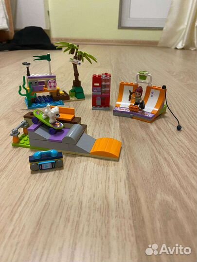 Lego friends скейт парк