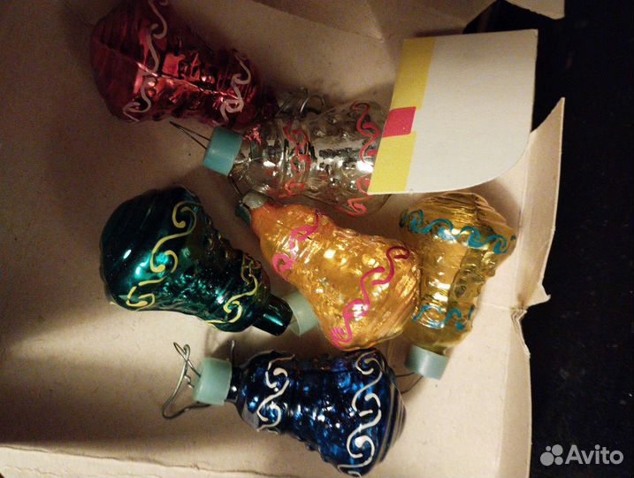 Советские елочные игрушки набор