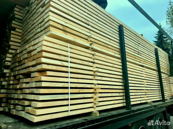 Доска обрезная 50х200х6000мм