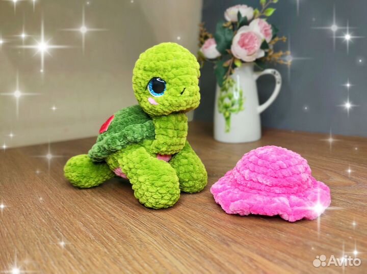 Вязаная черепаха Вязаные игрушки ручная работа